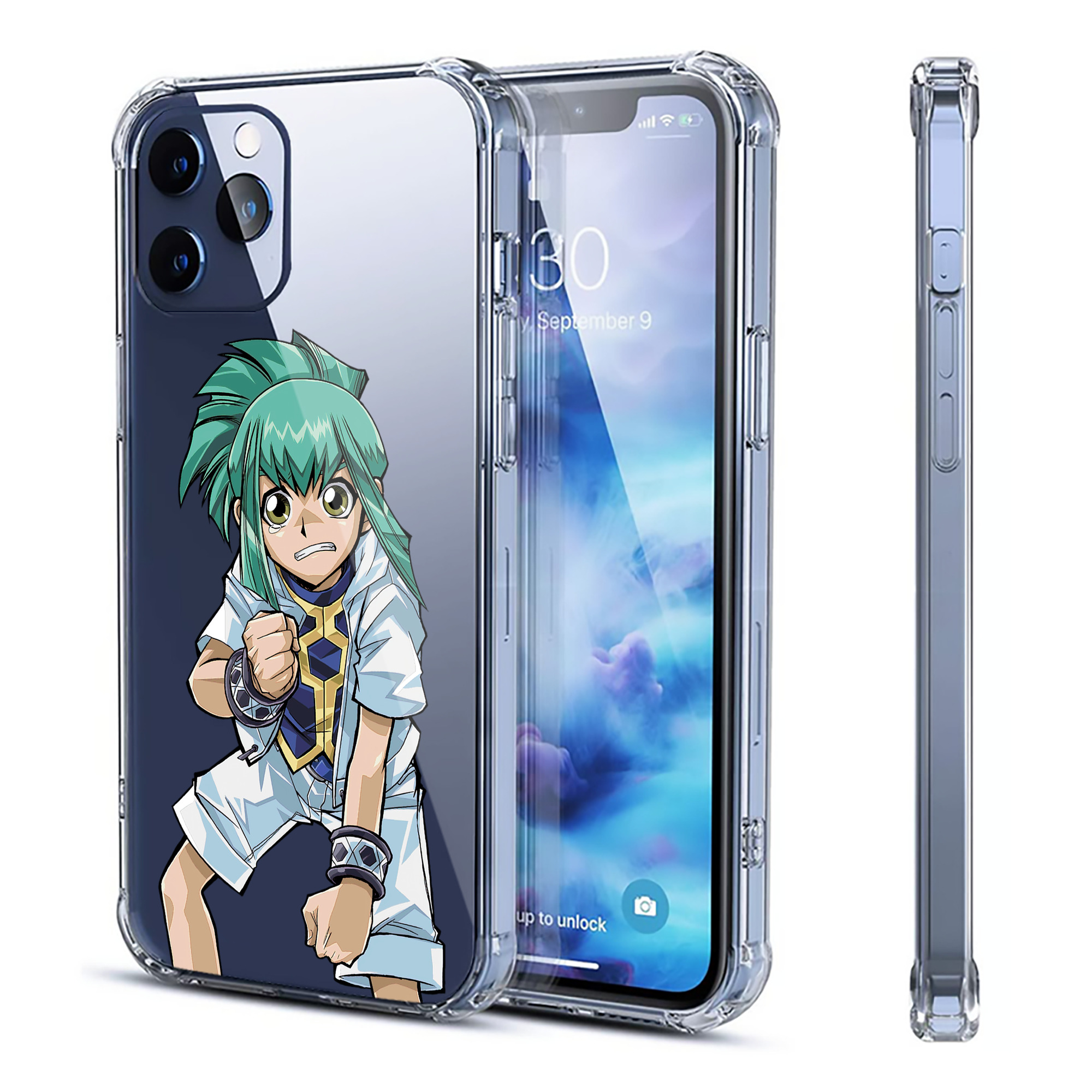 （画像用） 遊☆戯☆王 Yu-Gi-Oh! 【iPhone 12シリーズ対応】透明スマホケース（クリアソフトケース）